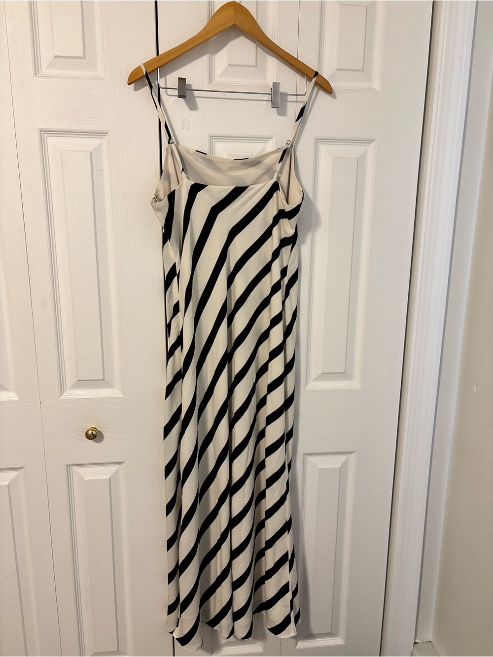 A&F Stripe Cowl Neck Slip Maxi Dress NEVER WORN - Picture 7 of 9